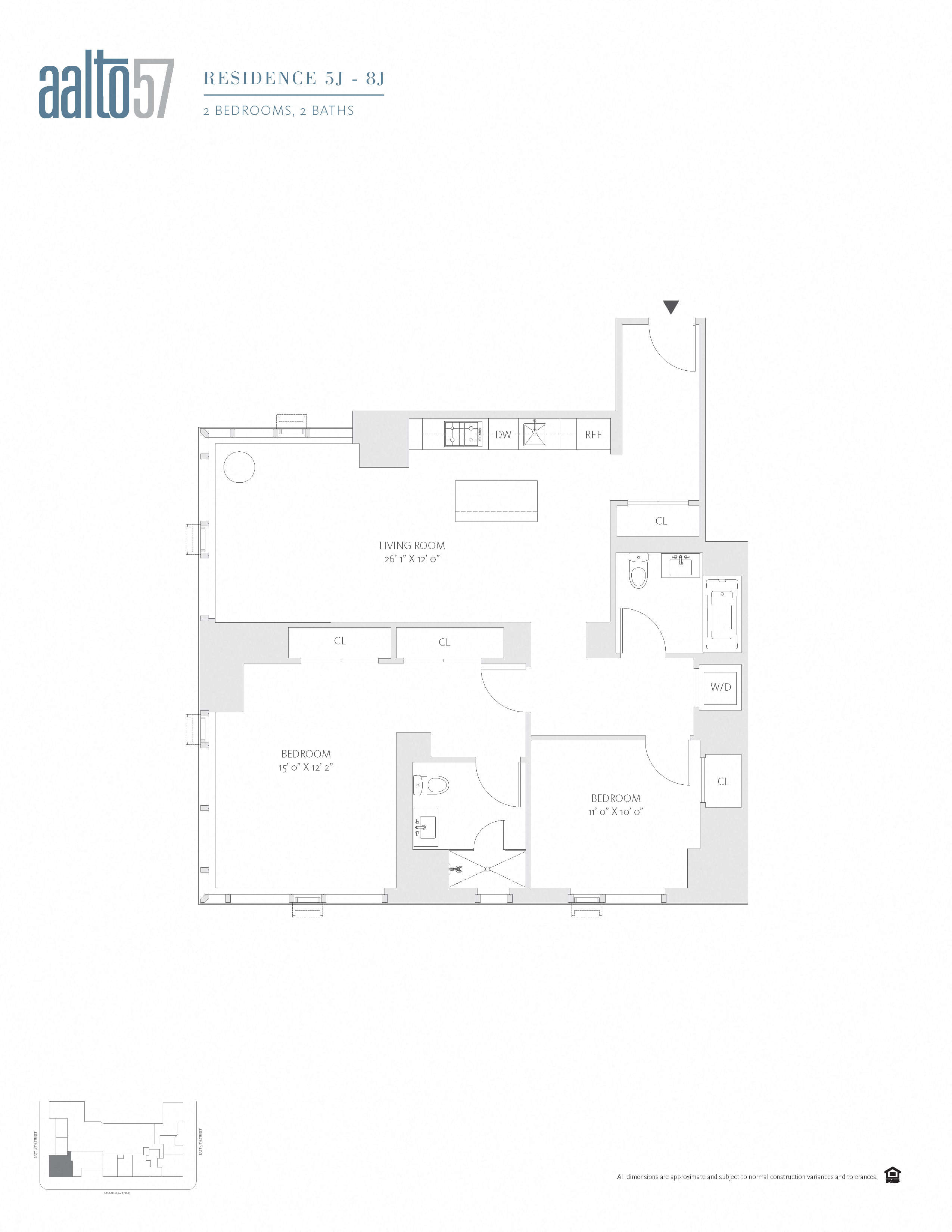 Apartment 05J floorplan
